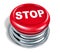 Stop button red