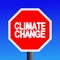 Stop Climate change sign