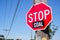 Stop coal mining in Australia movement road sign