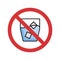 Stop Cold drink Isolated Vector icon which can easily modify or edit