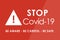 Stop Coronavirus / Covid 19