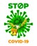 Stop Coronavirus Covid-19 Disease Outbreak Concept