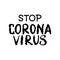 Stop Coronavirus with red circle sign for poster warning china quarantine, biohazard danger, corona virus infestion vector