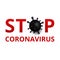 Stop COVID-19 Sign & Symbol, Simple Coronavirus Illustration