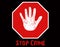 Stop Crime Illustration