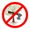 Stop cutting down live trees for. Cut trees forbidden. No cut or dont cut concept symbol for your design. Vector