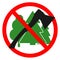 Stop cutting down trees vector icon