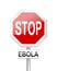 Stop Ebola - road sign with a sign