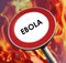 Stop ebola sign