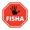 Stop fisha account symbol icon