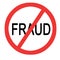 Stop fraud sign