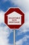 Stop getting a adjustable rate mortgages Road Sign