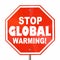 Stop Global Warming Sign