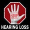 Stop hearing loss conceptual illustration. Global social problem