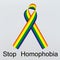 Stop Homophobia concept