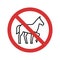 Stop Horse Isolated Vector icon which can easily modify or edit