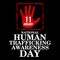 Stop human trafficking logo template