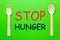 Stop Hunger Concept