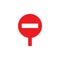 Stop logo icon