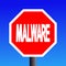 Stop Malware sign