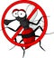 Stop mosquito cartoon