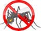 Stop mosquito cartoon