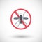 Stop mosquito flat icon