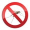 Stop mosquito sign