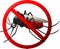 Stop mosquito symbol