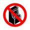Stop Old Arcade Machine. Ban Retro VideoGame Gaming. Forbidden r