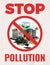 Stop Pollution Ecological Poster
