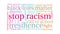 Stop Racism Animated Word Cloud