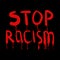 Stop racism vector poster