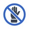 Stop restriction icon