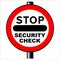 Stop Security Check Isolated Sign