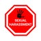 Stop sexual harassment illustration