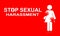 Stop sexual harassment on red