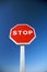 Stop sign