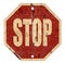 Stop Sign Grunge Vintage