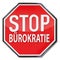 Stop sign with no bureaucracy