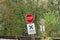 Stop Sign at a Railroad Crossing