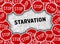 Stop sign and word starvation