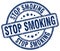 stop smoking blue stamp