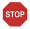 Stop street sign illustration