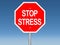 Stop Stress Road Sign