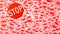 STOP traffic sign symbol on a background of red signs