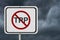 Stop the Trans-Pacific Partnership white road sign