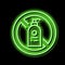 stop using liquid soap neon glow icon illustration