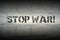 Stop war GR