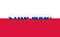 Stop war. The inscription on the flag of Poland. The letters are painted in the colors of the Russian flag. Illustration